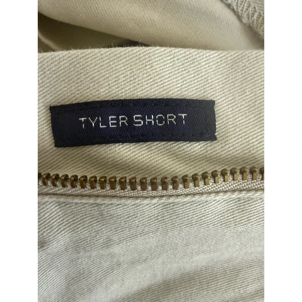 Polo‎ Ralph Lauren Men's Tyler Khaki Beige Pleated Chino Shorts, Size 36
